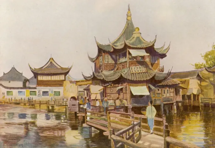 Framed Print : China / Shanghai Willow Framed Print : China / Shanghai Willow