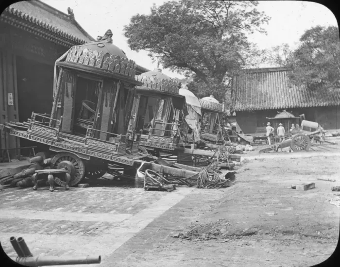 Framed Print : China - State Carriages, Peking Framed Print : China - State Carriages, Peking