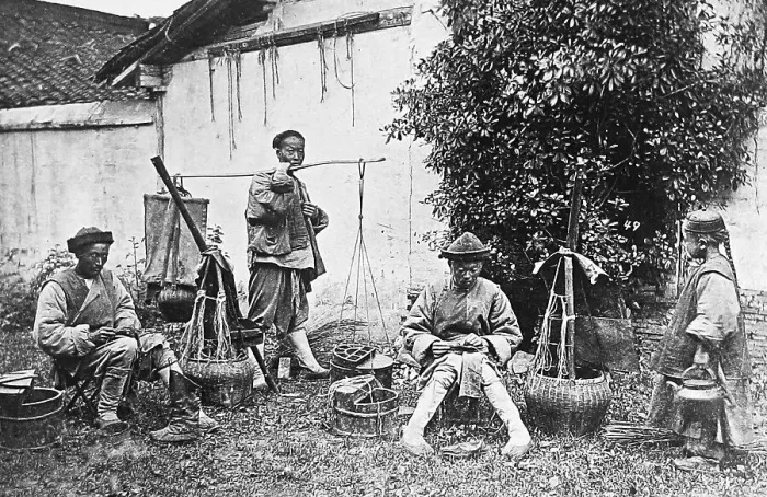 Framed Print : China - straw workers pre-1900 Framed Print : China - straw workers pre-1900