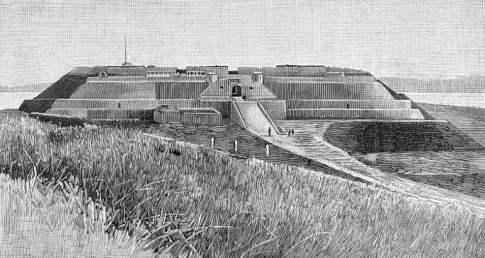 Framed Print : China, Talien-wan Fort, in the homonymous bay. Engraving Framed Print : China, Talien-wan Fort, in the homonymous bay. Engraving
