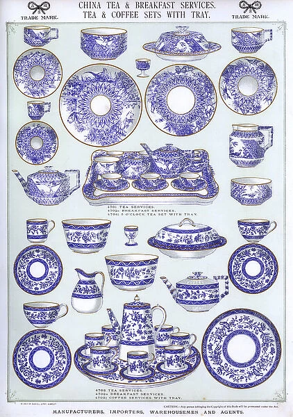 China Tea and Breakfast Services, Plate 33