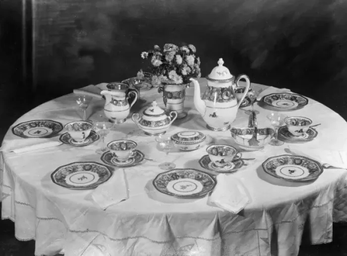 Framed Print : China Tea Service Framed Print : China Tea Service