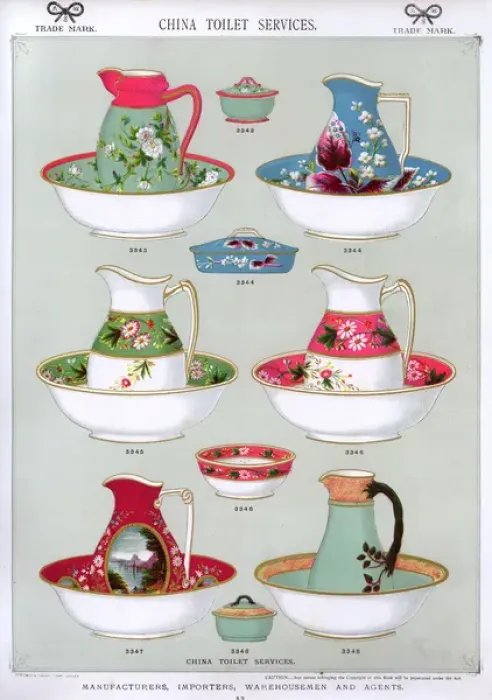 Framed Print : China Toilet Services, Plate 53 Framed Print : China Toilet Services, Plate 53