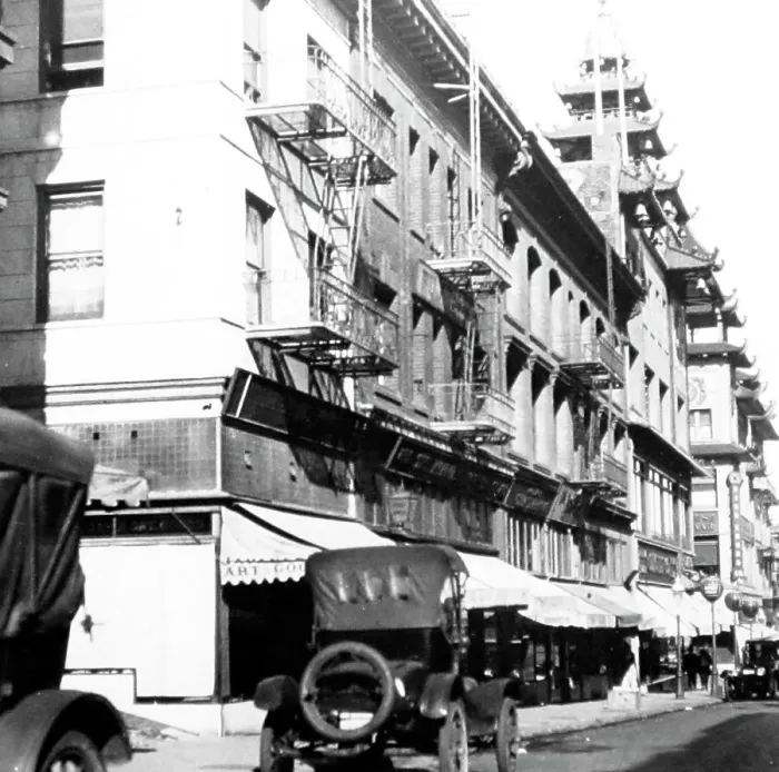 Framed Print : China Town, San Francisco, USA, early 1900s Framed Print : China Town, San Francisco, USA, early 1900s