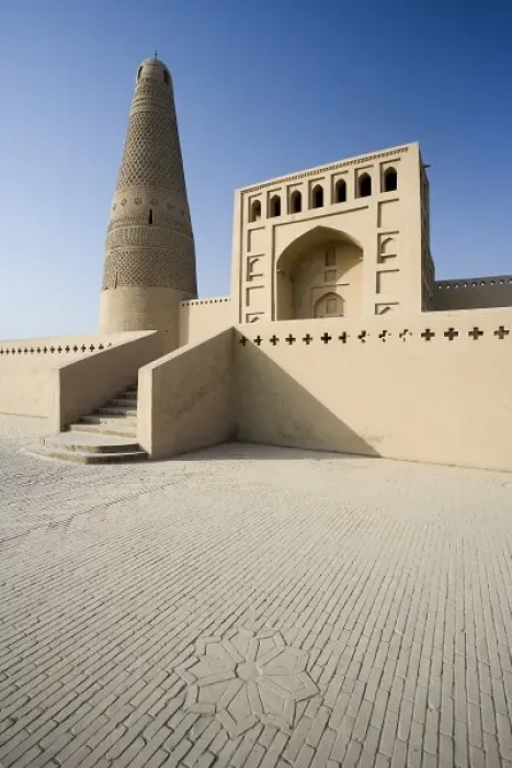 Framed Print : CHINA. Turpan. The Silk Road. Emin Minaret (1777) Framed Print : CHINA. Turpan. The Silk Road. Emin Minaret (1777)