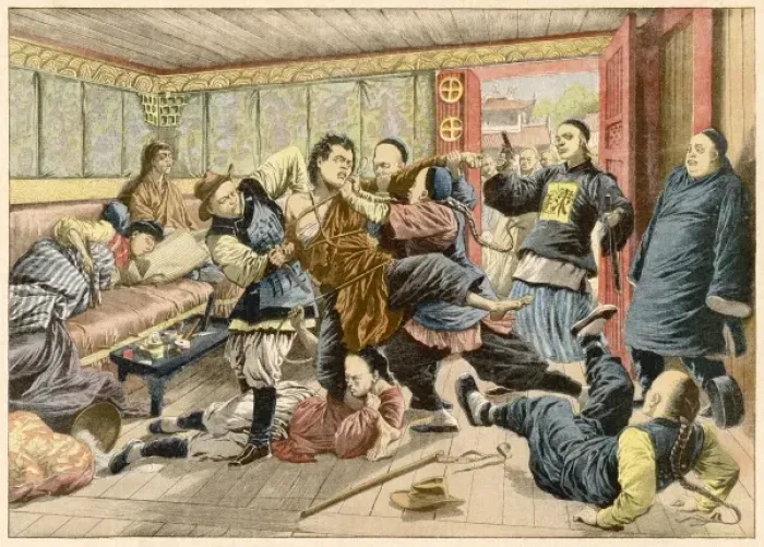 Framed Print : China / Vahkader Arrested Framed Print : China / Vahkader Arrested