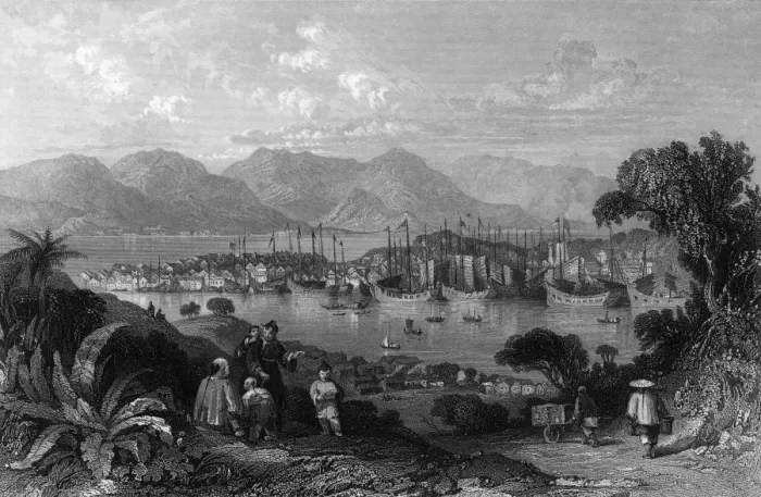 Framed Print : China Xiamen Amoy Framed Print : China Xiamen Amoy