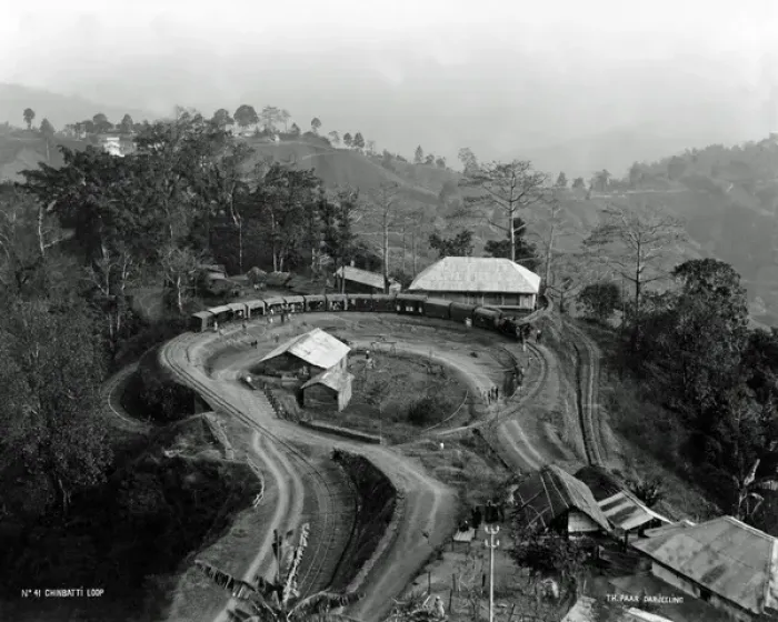 Framed Print : Chinbatti Loop, Darjeeling Railway, India Framed Print : Chinbatti Loop, Darjeeling Railway, India