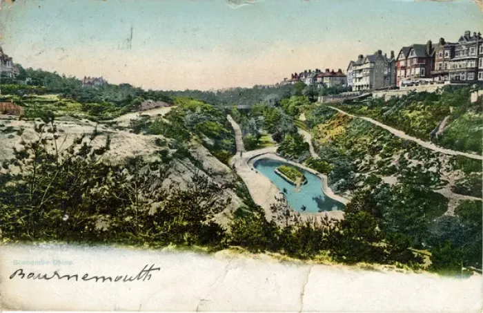 Framed Print : The Chine, Boscombe, Bournemouth, England Framed Print : The Chine, Boscombe, Bournemouth, England