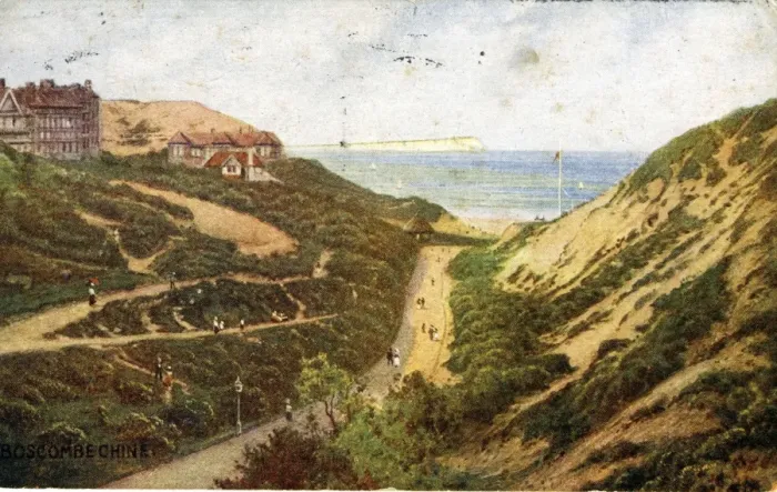 Framed Print : The Chine, Boscombe, Dorset Framed Print : The Chine, Boscombe, Dorset
