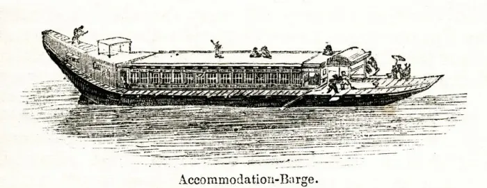 Framed Print : Chinese accommodation barge Framed Print : Chinese accommodation barge