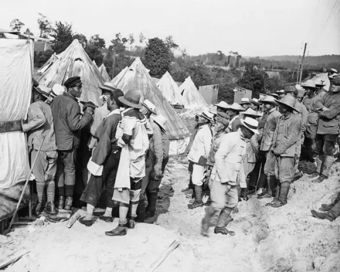 Framed Print : Chinese actors in France, Western Front, WW1 Framed Print : Chinese actors in France, Western Front, WW1
