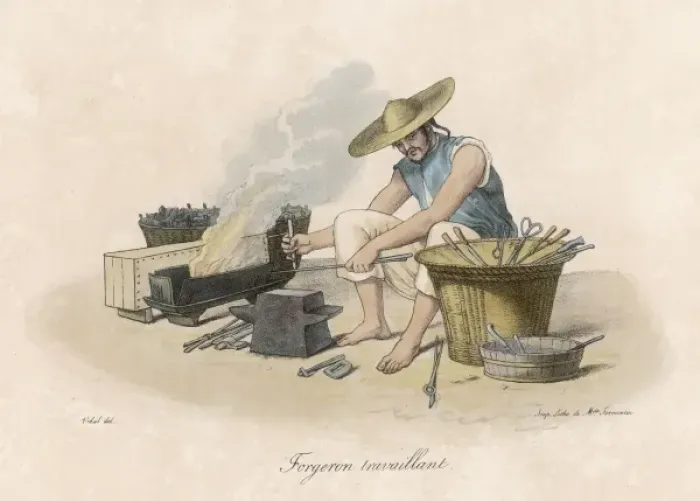 Framed Print : Chinese Blacksmith 2 Framed Print : Chinese Blacksmith 2