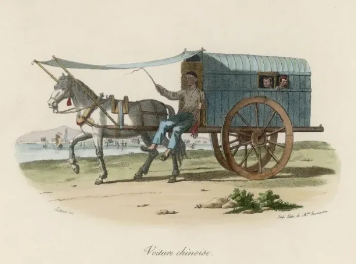 Framed Print : Chinese Cart Framed Print : Chinese Cart