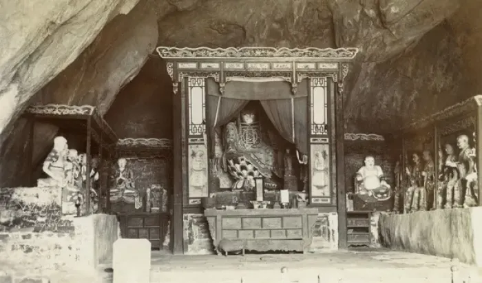 Framed Print : Chinese cave temple Framed Print : Chinese cave temple