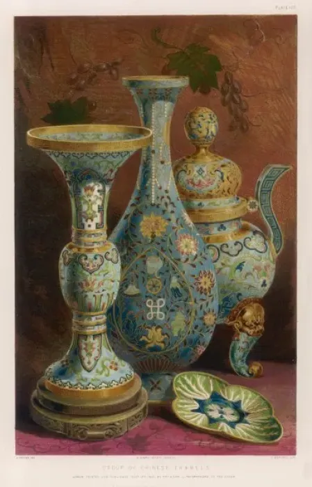 Framed Print : Chinese Ceramicse Framed Print : Chinese Ceramicse