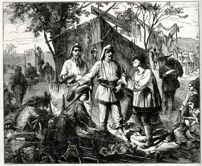 Framed Print : Chinese dealers in the camp of the allies, between Sinho and Tankoo, Second Opium War Framed Print : Chinese dealers in the camp of the allies, between Sinho and Tankoo, Second Opium War