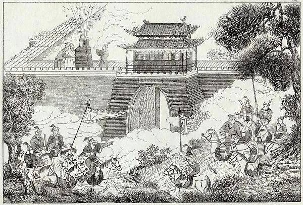 Chinese Emperor Wu Wang creates loud explosions