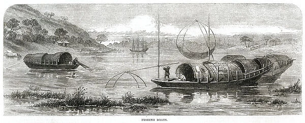 Chinese fishing boats 1857