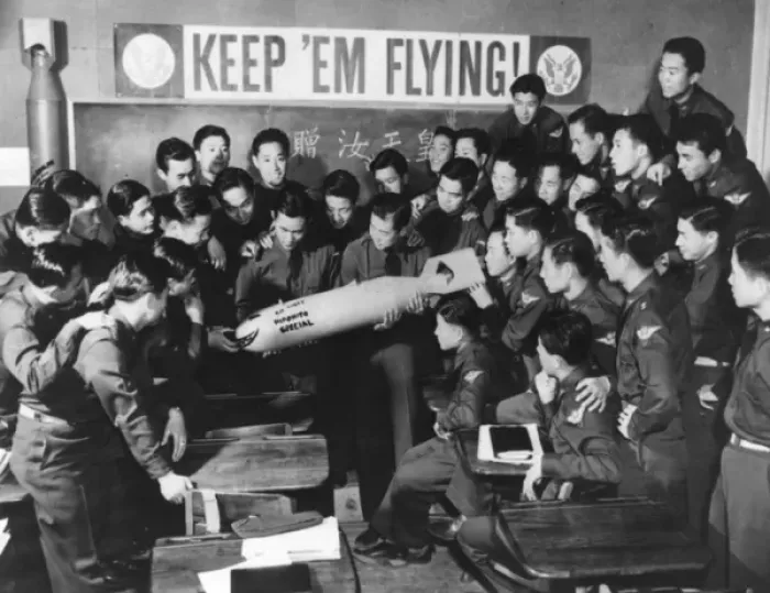 Framed Print : Chinese flying cadets Framed Print : Chinese flying cadets