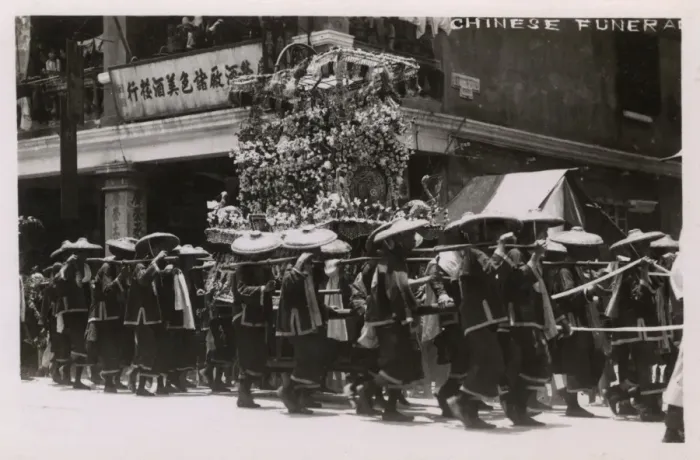 Framed Print : Chinese Funeral Procession, Shanghai, China Framed Print : Chinese Funeral Procession, Shanghai, China