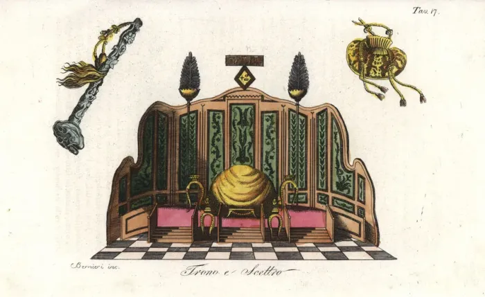 Framed Print : Chinese imperial throne and sceptre, Qing dynasty Framed Print : Chinese imperial throne and sceptre, Qing dynasty