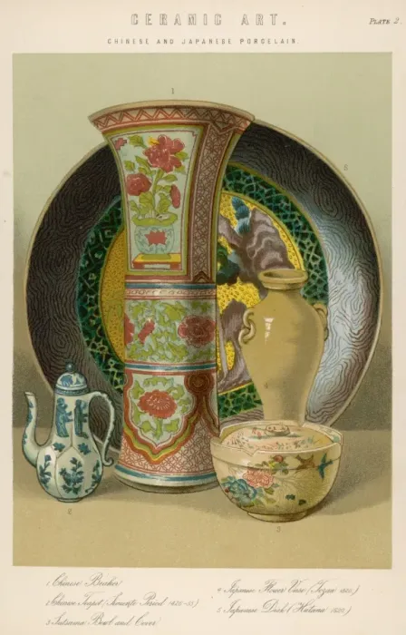 Framed Print : Chinese, Jap Porcelain Framed Print : Chinese, Jap Porcelain
