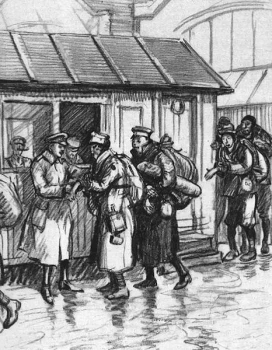 Framed Print : Chinese Labour Corps leaving for China after WW1 Framed Print : Chinese Labour Corps leaving for China after WW1