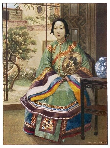 Chinese Lady at Home