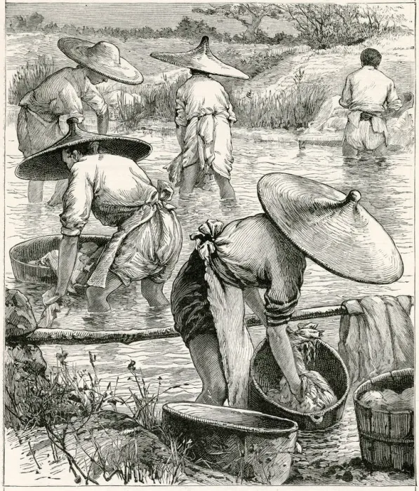 Framed Print : Chinese laundrymen 1905 Framed Print : Chinese laundrymen 1905