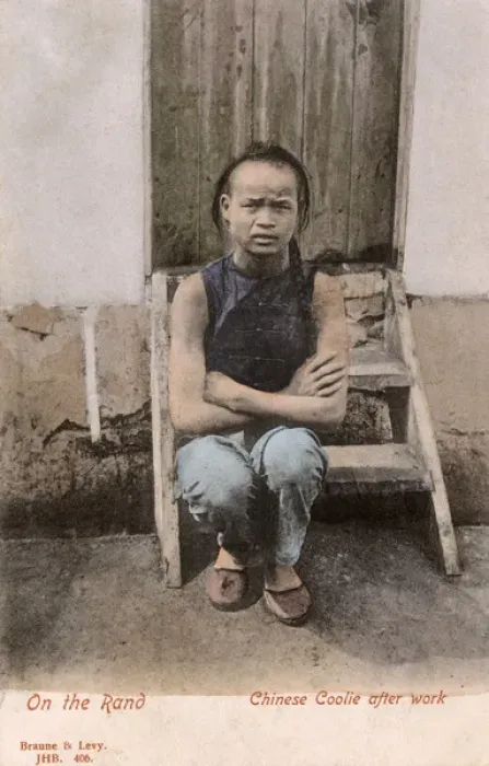 Framed Print : Chinese Mining Boy, South Africa Framed Print : Chinese Mining Boy, South Africa