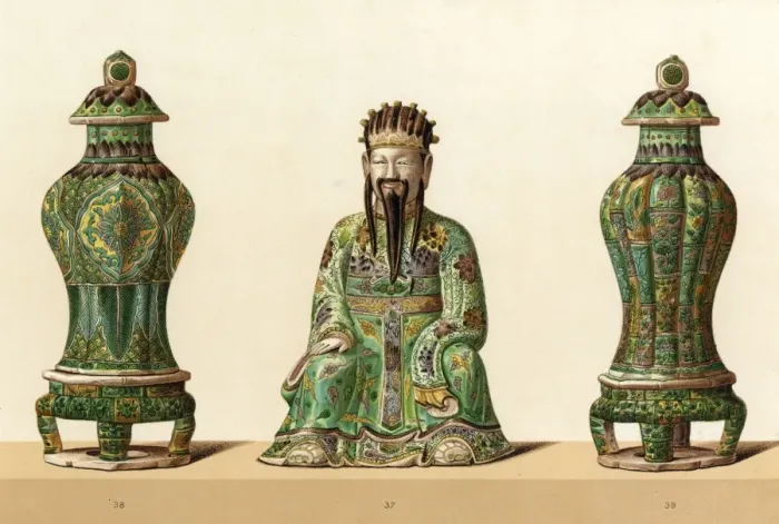 Framed Print : Chinese Porcelain - 6 Framed Print : Chinese Porcelain - 6
