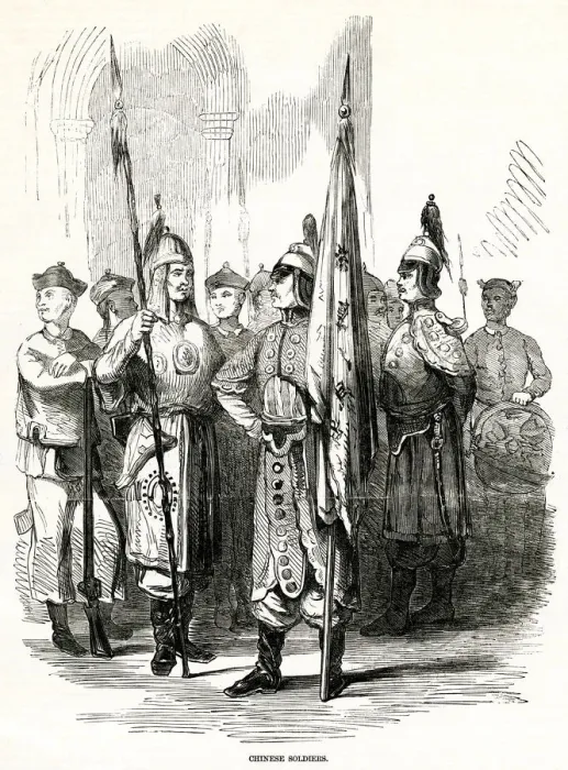 Framed Print : CHINESE SOLDIERS 1857 Framed Print : CHINESE SOLDIERS 1857