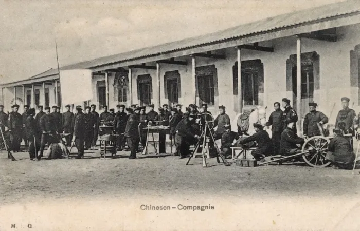 Framed Print : Chinese Soldiers in Barracks Framed Print : Chinese Soldiers in Barracks