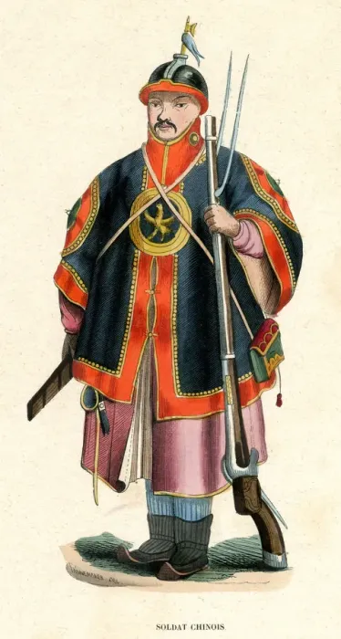 Framed Print : CHINESE WARRIOR Framed Print : CHINESE WARRIOR