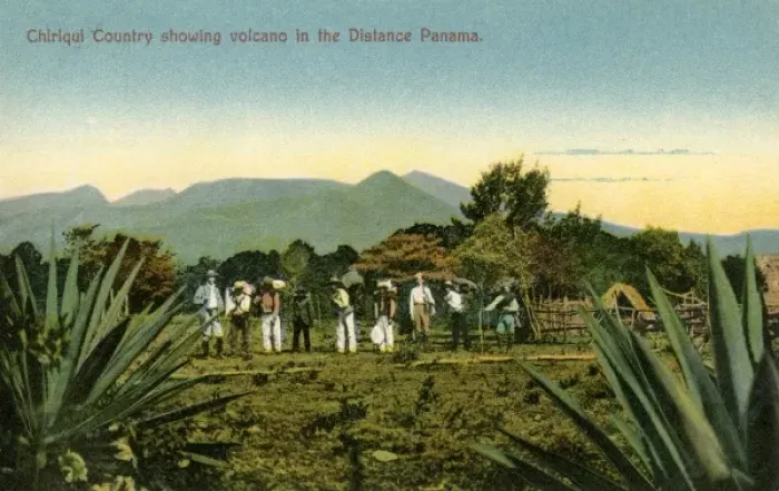 Framed Print : Chiriqui Country showing a volcano, in the distance, Panama Framed Print : Chiriqui Country showing a volcano, in the distance, Panama