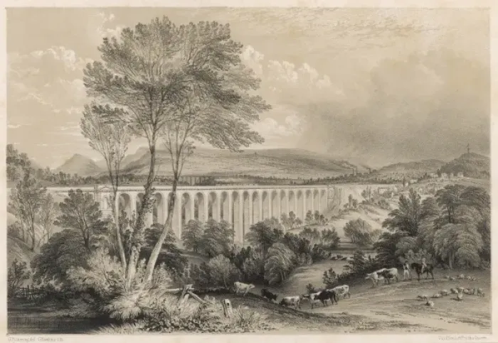 Framed Print : Chirk Railway Viaduct Framed Print : Chirk Railway Viaduct