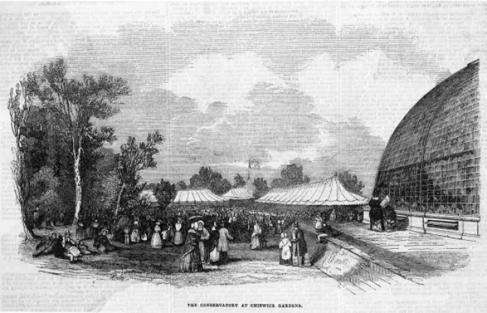 Framed Print : CHISWICK. The Conservatory in Chiswick Gardens Framed Print : CHISWICK. The Conservatory in Chiswick Gardens