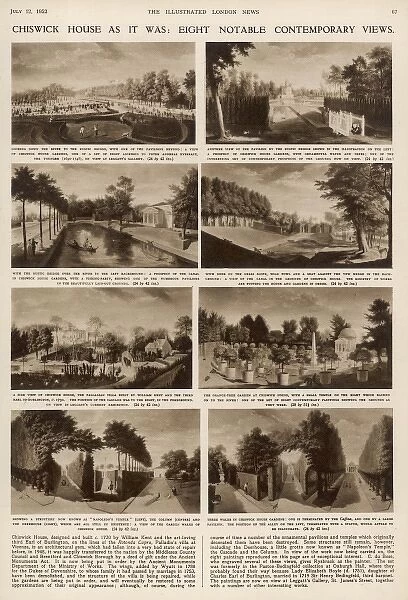 Chiswick House as it was