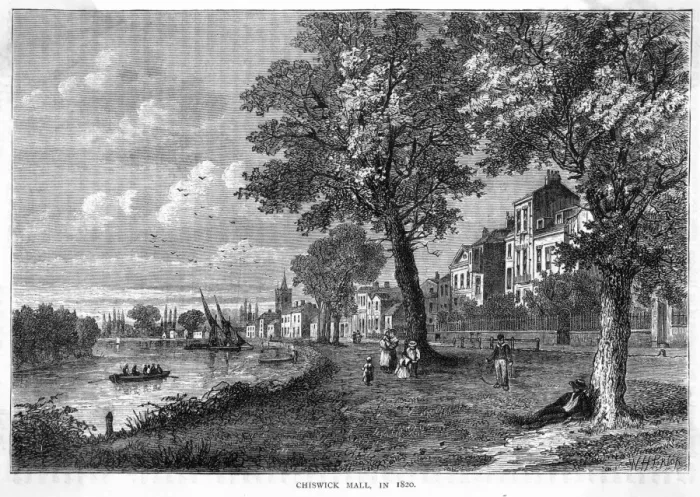 Framed Print : Chiswick Mall Framed Print : Chiswick Mall