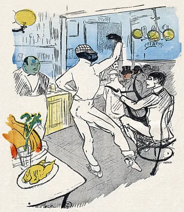 Framed Print : Chocolat / Lautrec / Rire 96 Framed Print : Chocolat / Lautrec / Rire 96
