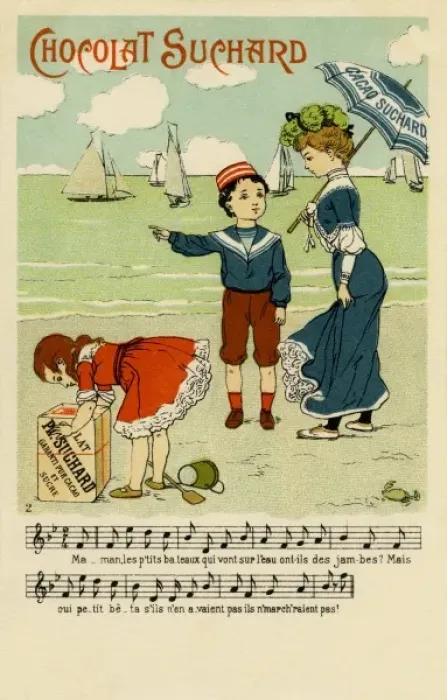 Framed Print : Chocolat Suchard advertisement Framed Print : Chocolat Suchard advertisement