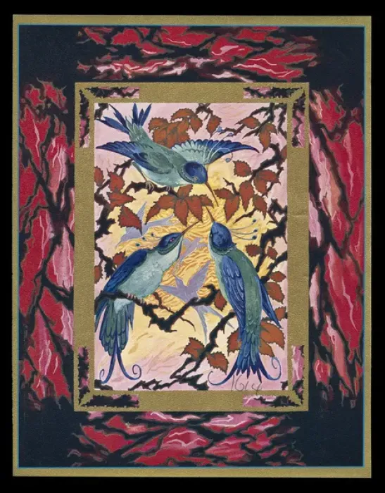 Framed Print : Chocolate box design, three humming birds Framed Print : Chocolate box design, three humming birds