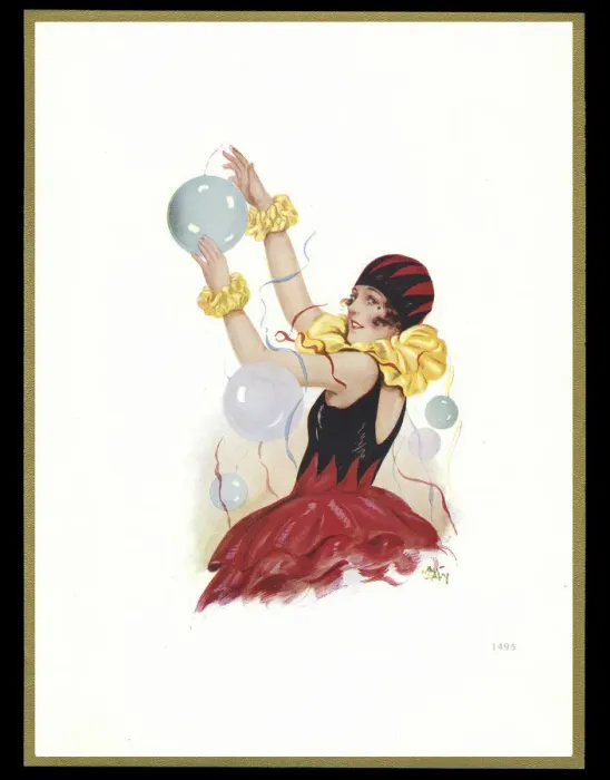 Framed Print : Chocolate box design, lady in carnival costume Framed Print : Chocolate box design, lady in carnival costume