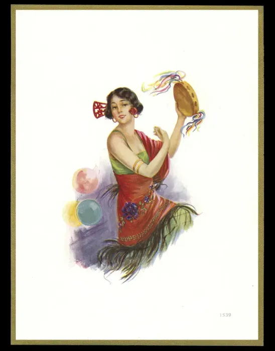 Framed Print : Chocolate box design, lady in flamenco costume Framed Print : Chocolate box design, lady in flamenco costume
