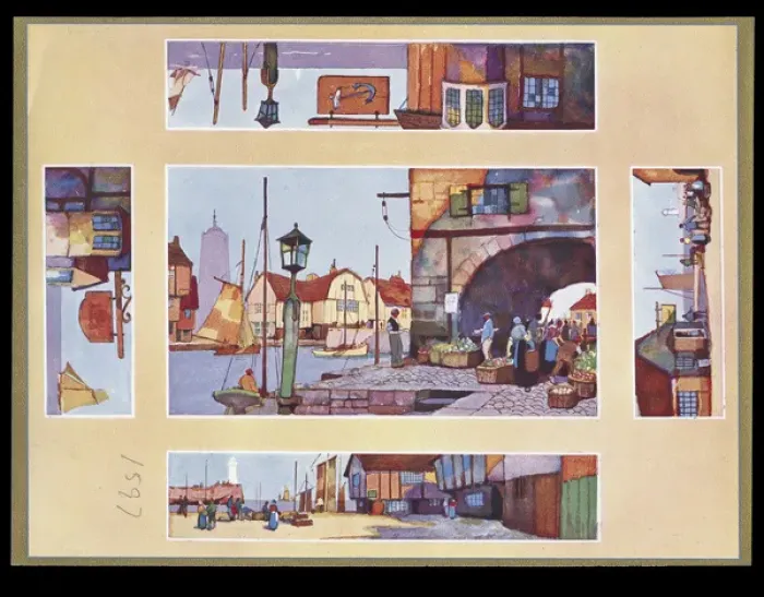 Framed Print : Chocolate box design, waterside scenes Framed Print : Chocolate box design, waterside scenes