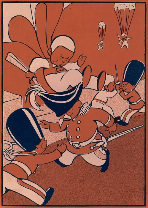 Framed Print : The Chocolate Soldiers Vs Marzipan Raiders Framed Print : The Chocolate Soldiers Vs Marzipan Raiders