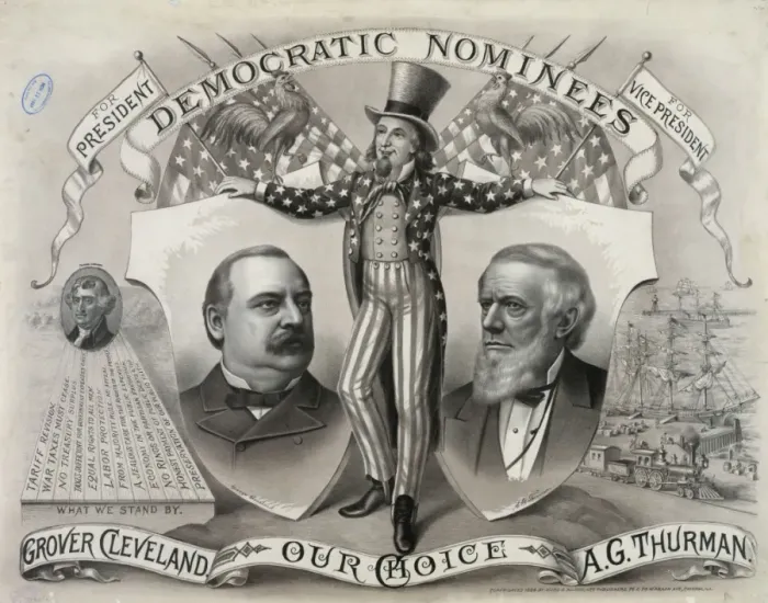 Framed Print : Our choice, Grover Cleveland, A. G. Thurman. Democratic nomin Framed Print : Our choice, Grover Cleveland, A. G. Thurman. Democratic nomin