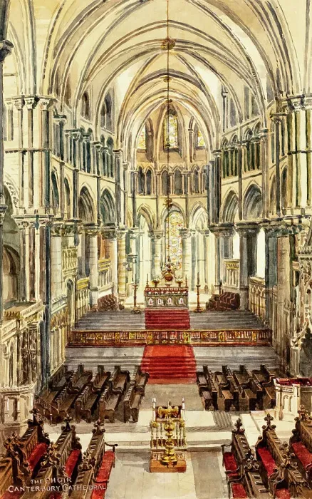 Framed Print : The Choir, Canterbury Cathedral, Kent Framed Print : The Choir, Canterbury Cathedral, Kent