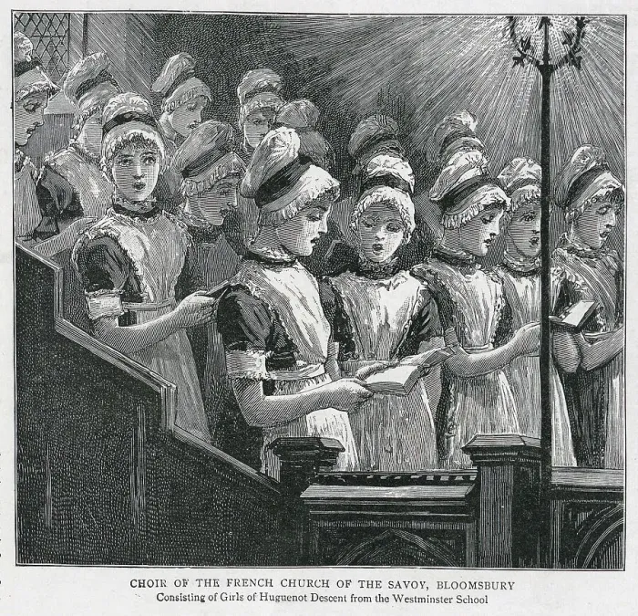 Framed Print : Choir of the French Church, Savoy, Bloomsbury Framed Print : Choir of the French Church, Savoy, Bloomsbury